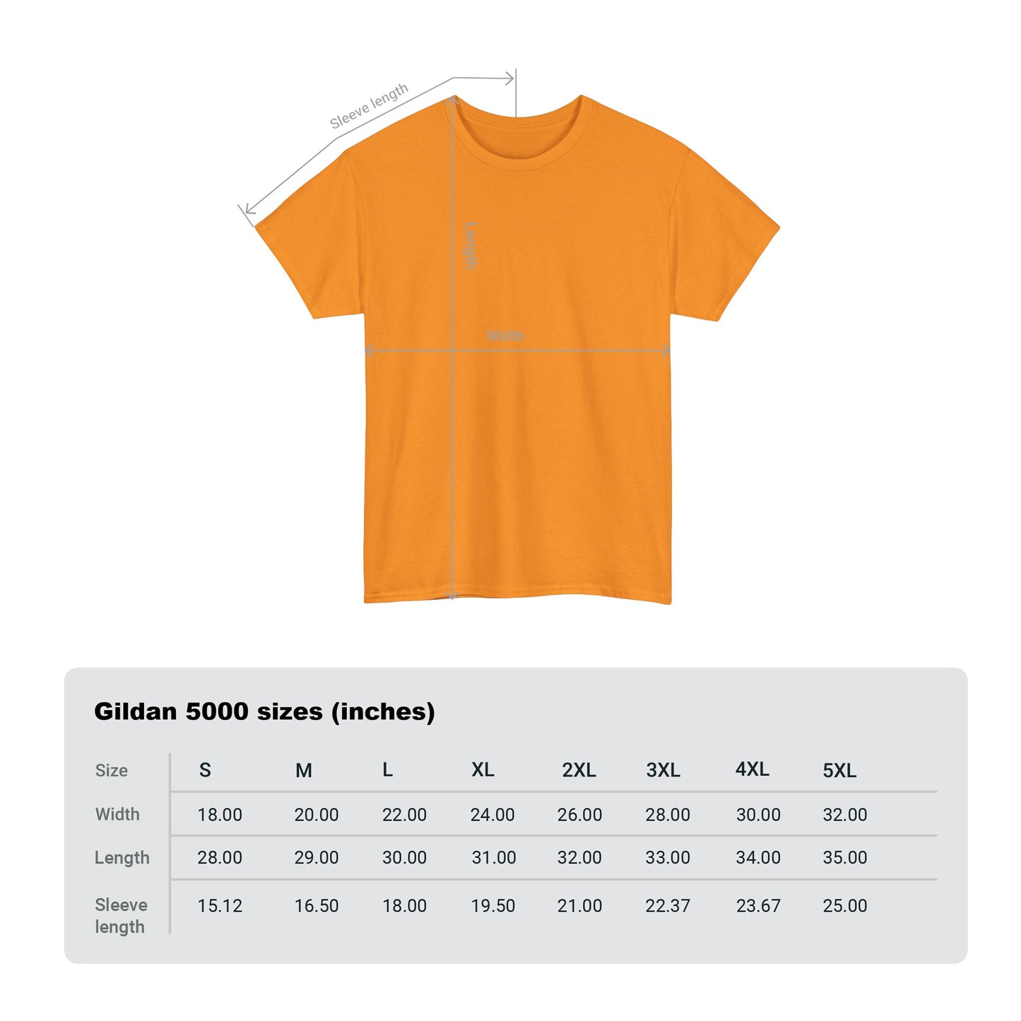 Unisex-T-Shirt aus schwerer Baumwolle