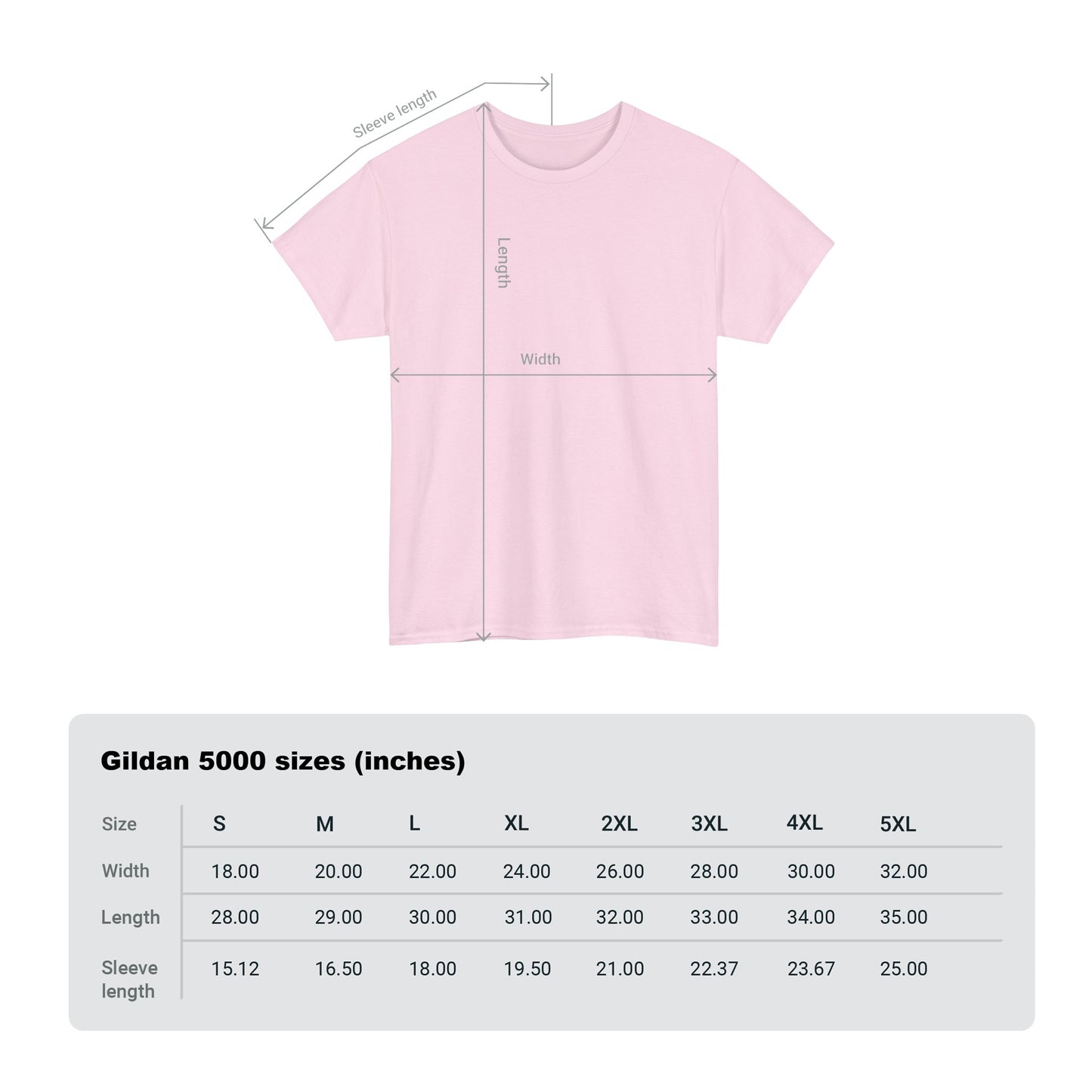 Unisex-T-Shirt aus schwerer Baumwolle