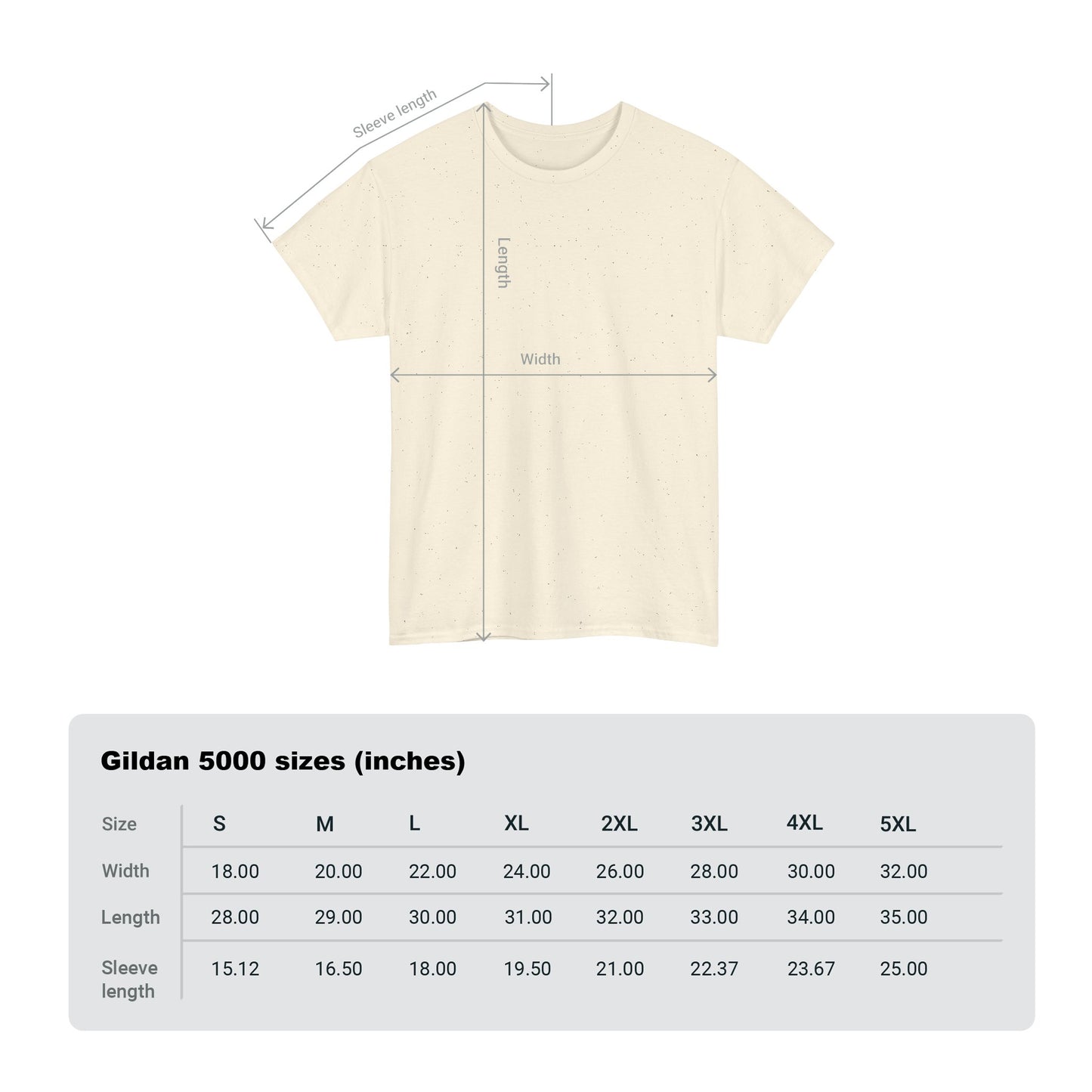 Unisex-T-Shirt aus schwerer Baumwolle